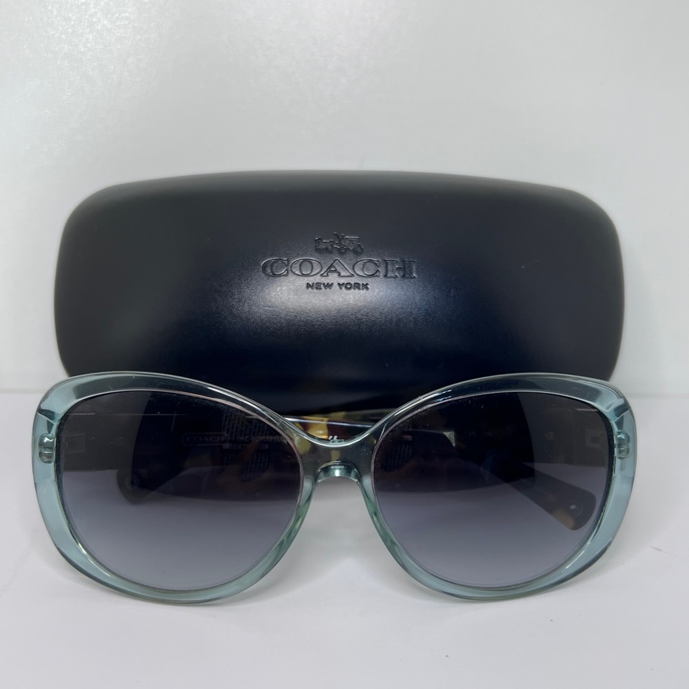Coach Women's Teal Sunglasses